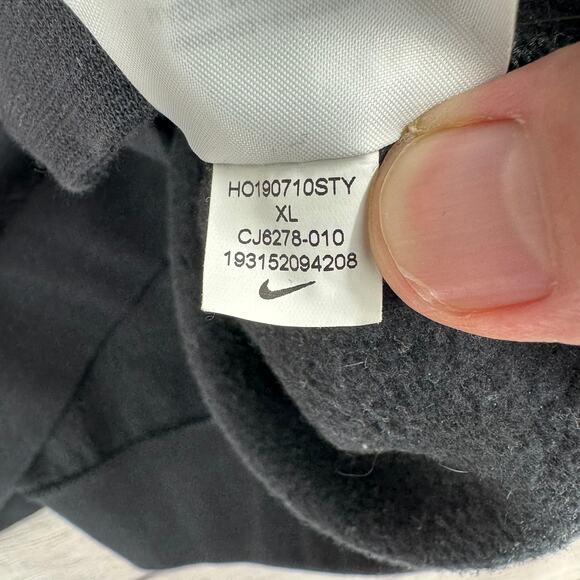 Nike Colorblock Embroidered Logo Crewneck Sweatshirt Women’s XL Black Pink Gray - Picture 10 of 13